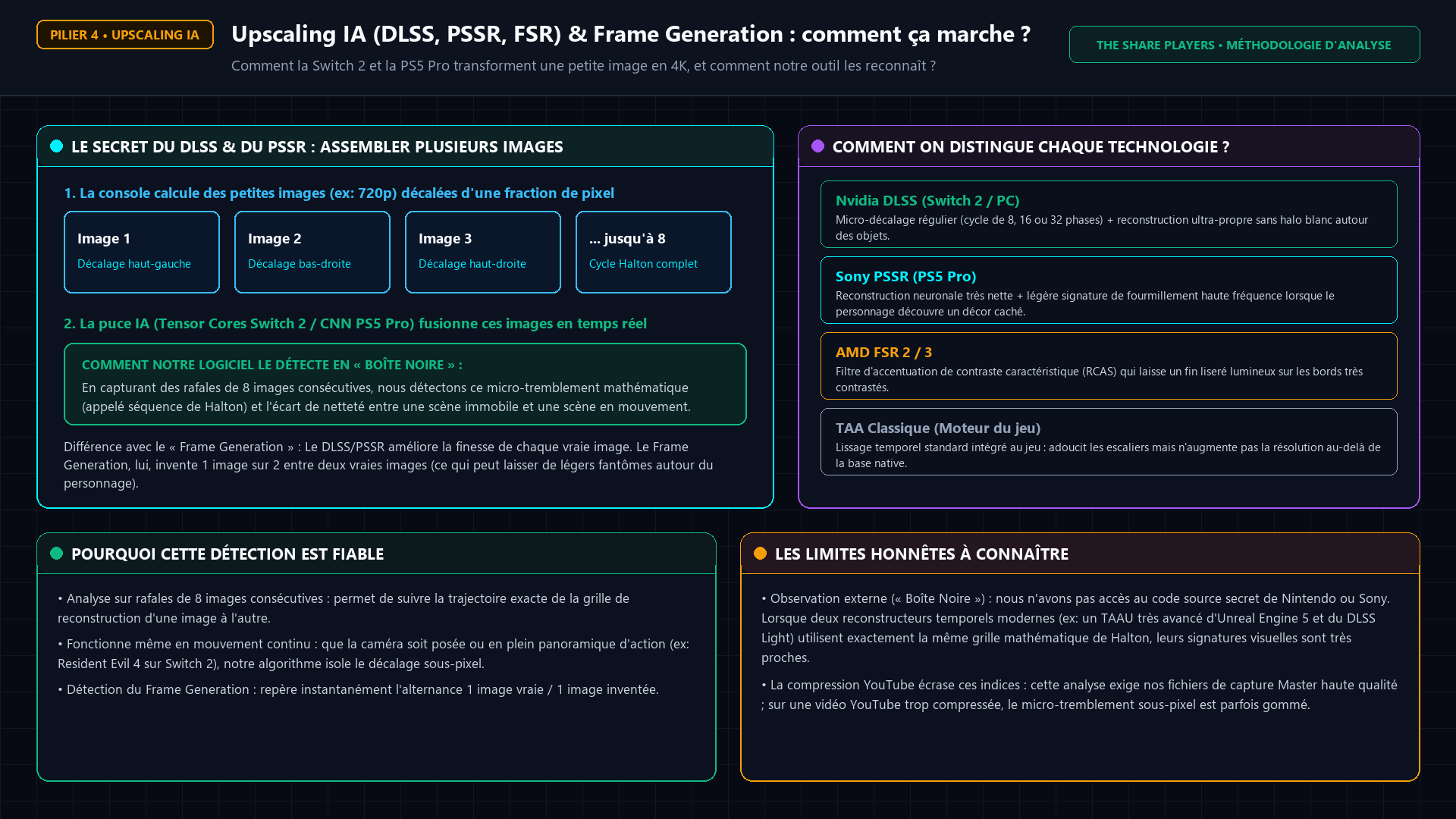 Infographie Upscaling IA et Frame Generation